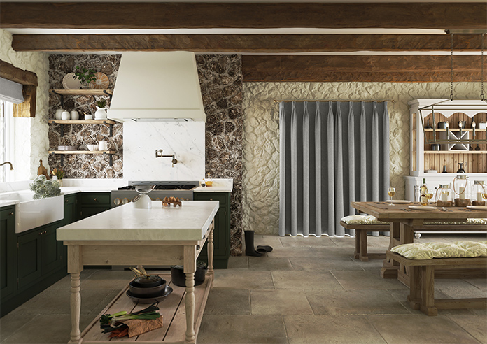 Delicate Chevron, Davy Grey - Made to Measure Curtains - Image 15